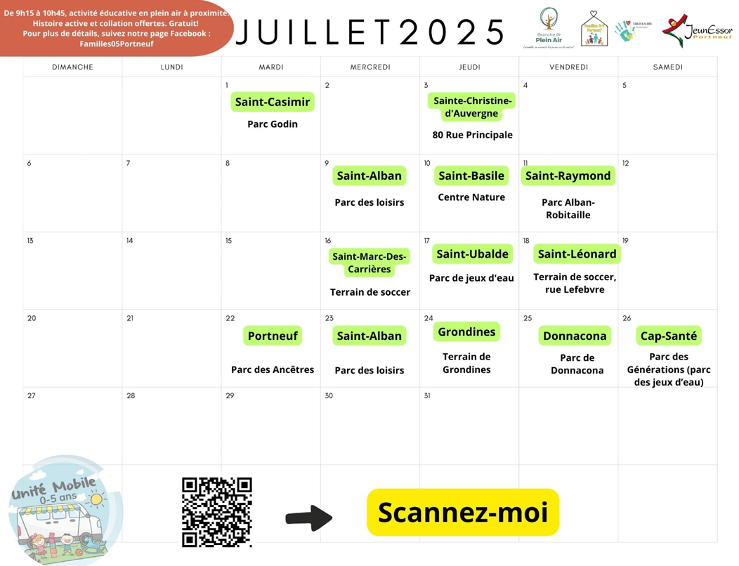juillet unité mobile