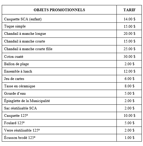 objets promo