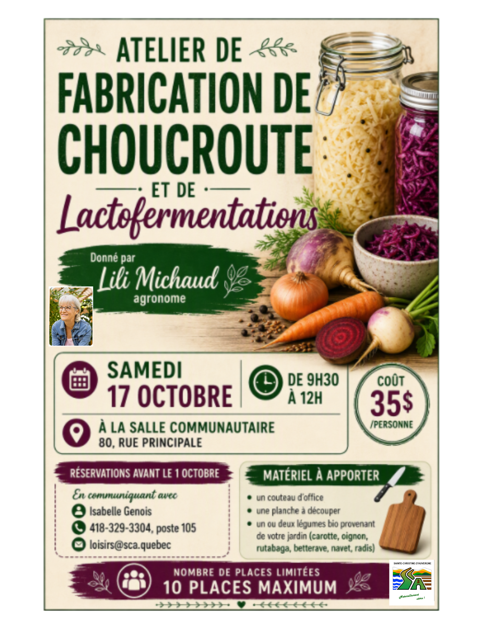 Atelier de choucroute