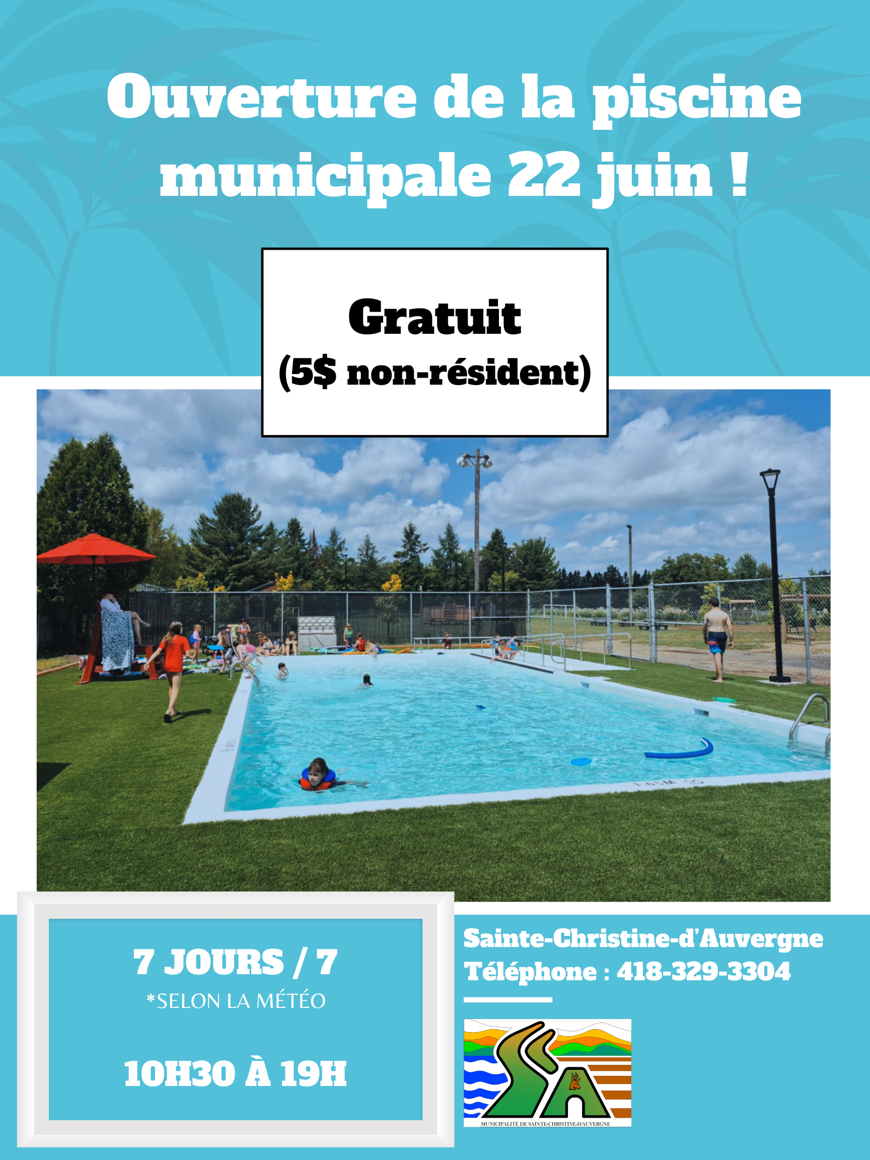 ouverture piscine