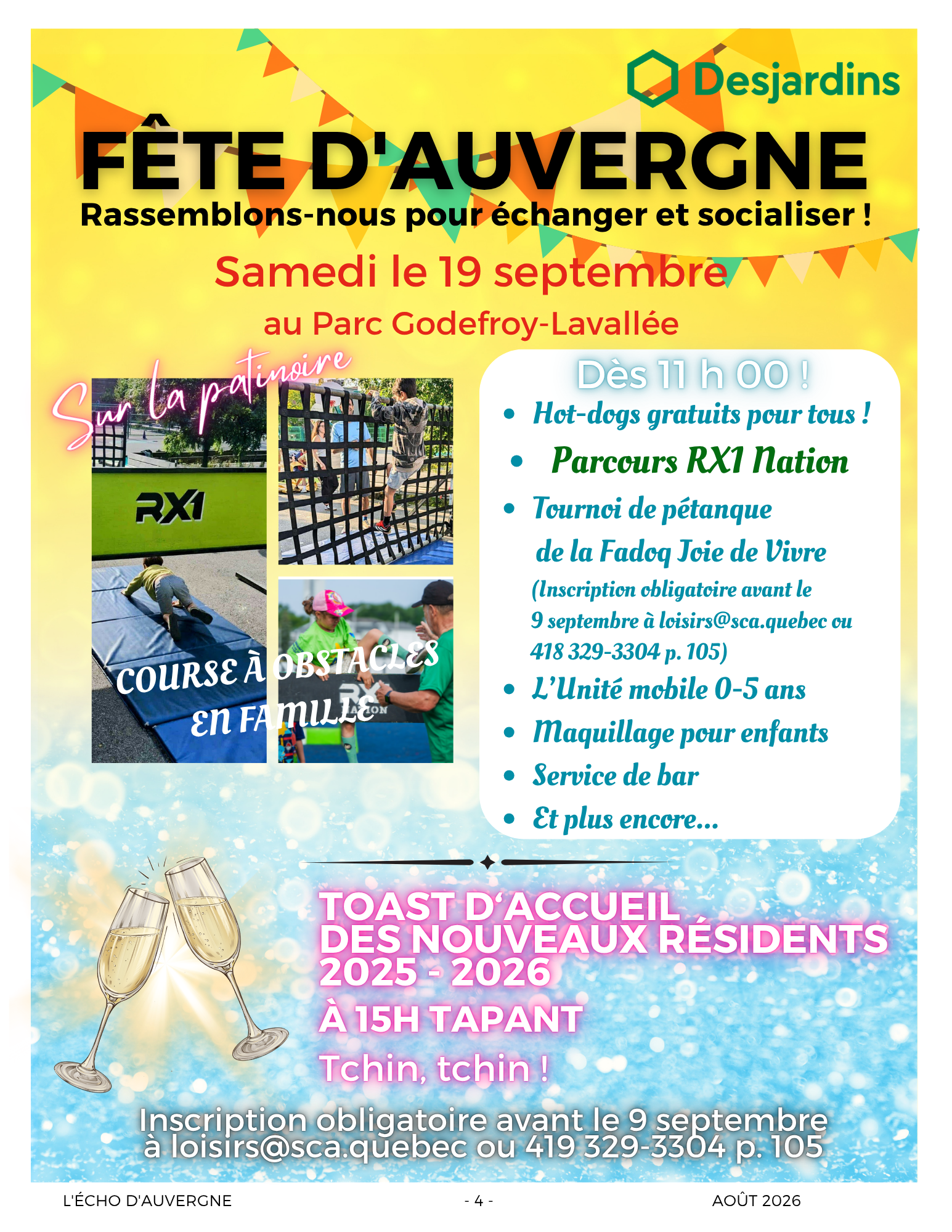 fête auvergne 2026